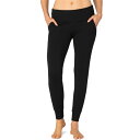 ビヨンドヨガ レディース カジュアルパンツ ボトムス Cozy Fleece Foldover Sweatpants - Women's Black