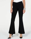 ショッピングジーンズ アイエヌシーインターナショナルコンセプト レディース デニムパンツ ボトムス Petite Pull-On Flared Jeans, Created for Macy's Deep Black