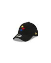 ニューエラ レディース 帽子 アクセサリー Pittsburgh Steelers Logo Elements Collection Neo 39THIRTY Cap Black