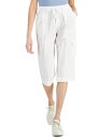 ケレンスコット レディース カジュアルパンツ ボトムス Women's Charlie Cargo Capri Pants, Created for Macy's Bright White