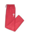 プロファイル メンズ カジュアルパンツ ボトムス Men's Heathered Red Philadelphia Phillies Big and Tall Pajama Pants Heathered Red