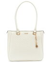 カルバンクライン レディース トートバッグ バッグ Signature Marybelle Tote White Logo