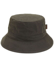 【送料無料】 <strong>バブアー</strong> メンズ 帽子 アクセサリー Men's Waxed Cotton Bucket Hat Olive