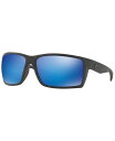 コスタデルマール メンズ サングラス・アイウェア アクセサリー Polarized Sunglasses REEFTON 64 BLACK BLACK/ BLUE MIRROR POLAR