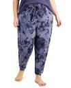 ショッピングジェニィ ジェニィ レディース カジュアルパンツ ボトムス Plus Size Printed Smocked Jogger Pajama Pants Nairobi Tie Dye