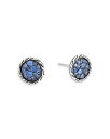 ジョン・ハーディー レディース ピアス・イヤリング アクセサリー Sterling Silver Classic Chain Blue Sapphire Stud Earrings Blue