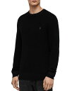 オールセインツ メンズ ニット・セーター アウター Ivar Merino Wool Crewneck Sweater Black