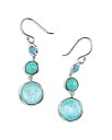 イッポリスタ レディース ピアス・イヤリング アクセサリー Sterling Silver LollipopR Multi-Gemstone Drop Earrings Blue/Silver
