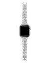 ラゴス レディース ブレスレット・バングル・アンクレット アクセサリー Smart Caviar Diamond Apple Watch Bracelet, 38-44mm White/Silver