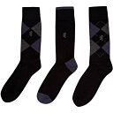 ショッピングアーガイル プリングル メンズ 靴下 アンダーウェア 3 Pack Argyle Socks Navy