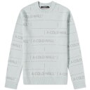 ショッピングDC アコールドウォール メンズ ニット・セーター アウター A-COLD-WALL* Chain Jacquard Crew Knit Ice Grey