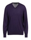 ショッピングアウター 【送料無料】 ドルモア メンズ ニット・セーター アウター Cashmere blend Dark purple