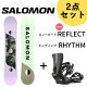 SALOMON レディース スノーボード+ビンディング 2点セット REFLECT women + RHYTHM