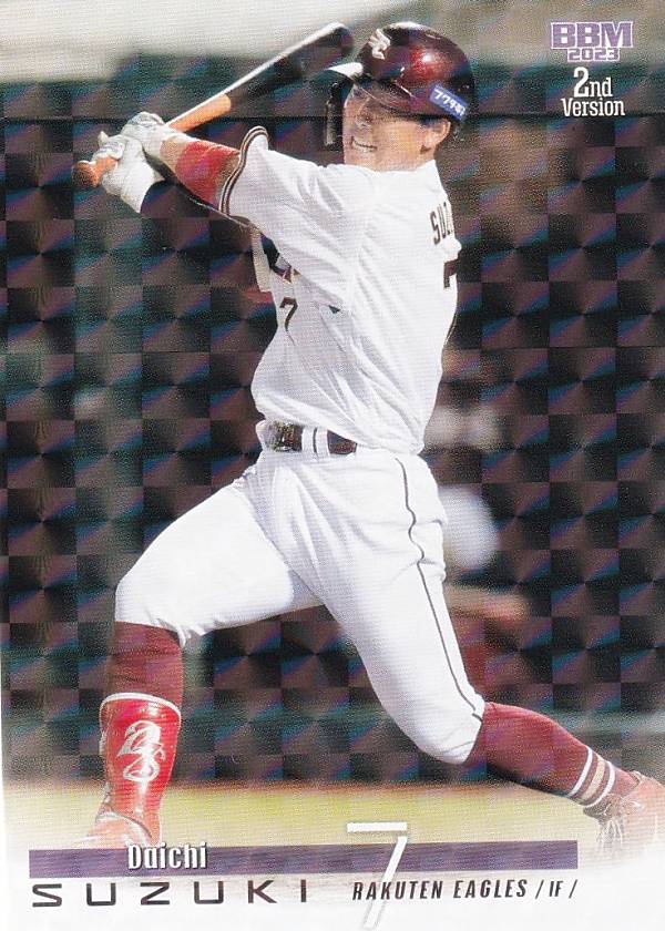 【キラカード】BBM ベースボールカード 440 <strong>鈴木大地</strong> 東北楽天ゴールデンイーグルス (レギュラーカード) 2023 2ndバージョン