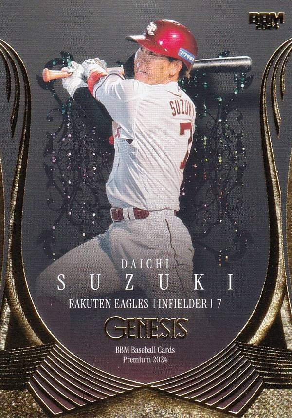 BBM ベースボールカード 087 <strong>鈴木大地</strong> 東北楽天ゴールデンイーグルス (レギュラーカード) 2024 GENESIS ジェネシス