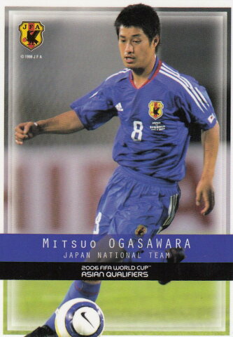 小笠原満男 日本代表 2006 FIFAワールドカップドイツ アジア地区最終予選突破記念カード【新品】