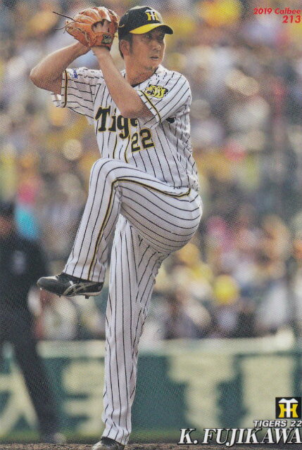 プロ野球チップス2019 第3弾 reg-213 <strong>藤川球児</strong> (阪神) レギュラーカード