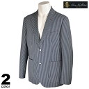セール 70%OFF gee gellan ジーゲラン テーラードジャケット メンズ 春夏 ストライプ 花柄 ロゴ 3210-6082