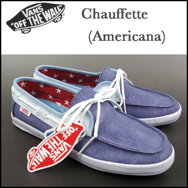 VANS/バンズ/レディース/スニーカー/CHAUFFETTE(Americana)/ネイ…...:reason:10002422