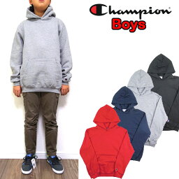 <strong>チャンピオン</strong> パーカー <strong>キッズ</strong> プルオーバー Champion USA ボーイズ DOUBLE DRY ECO PO HOODIE ブランド 120 130 140 150 160 170cm