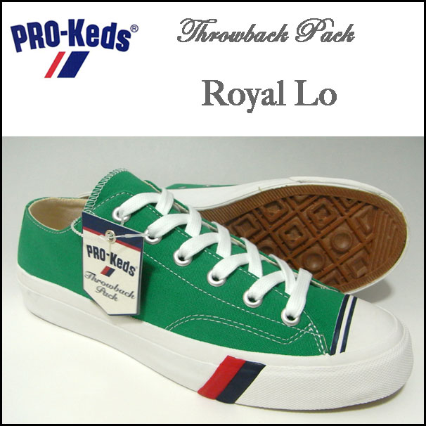 Pro-Keds/プロケッズ/ローカット　スニーカー/ロイヤル/Throwback Pack Royal Lo/グリーン(緑)/スロウバック/PMC44093