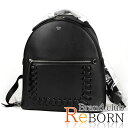 【未使用品】フェンディ/FENDI バックパック/リュック カーフレザー ブラック 8BZ035 87P F0GXN【全品鑑定済】【安心保証】