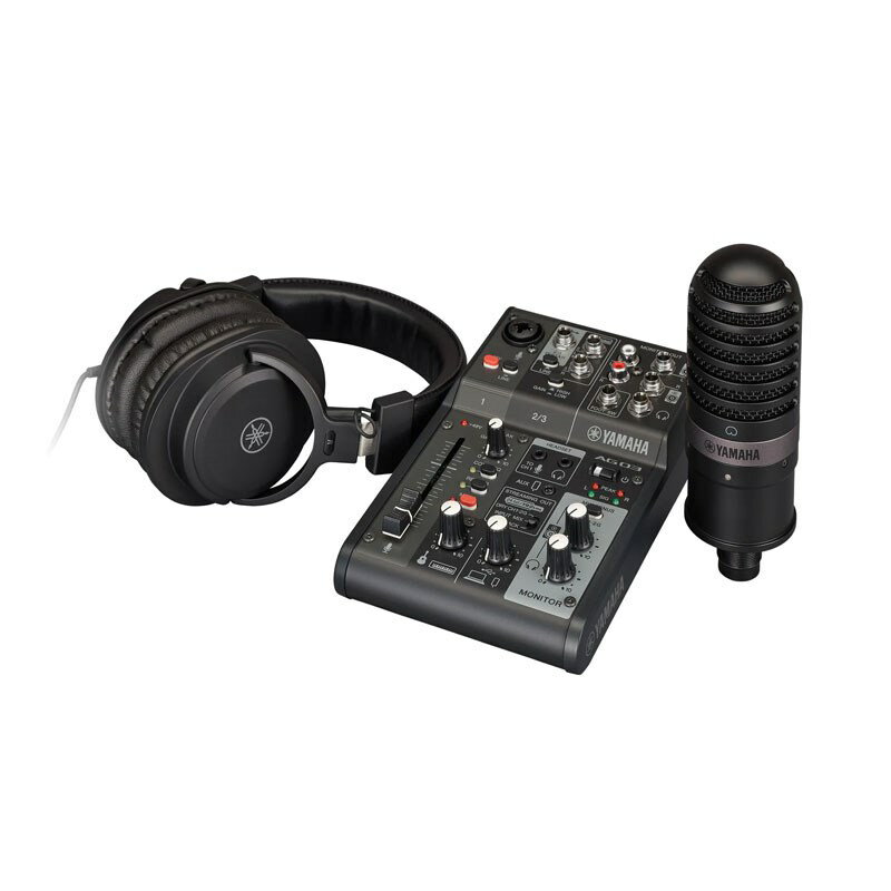 あす楽 【デジタル楽器特価祭り】<strong>AG03MK2</strong> B LSPK(ライブストリーミングパック)(ブラック)【セット】 YAMAHA DTM オーディオインターフェイス