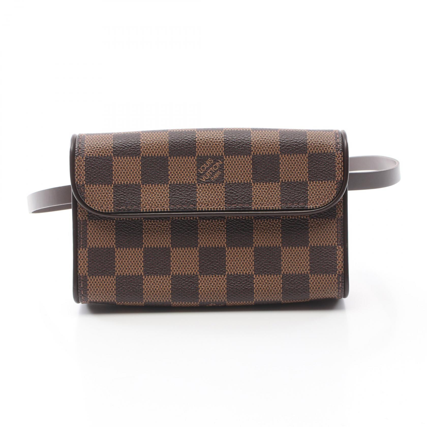 ルイ・ヴィトン LOUIS VUITTON ポシェットフロランティーヌ ウエストバッグ ボディバッグ バッグ PVCコーティングキャンバス レザー ダミエ ブラウン系 N51856 【中古】