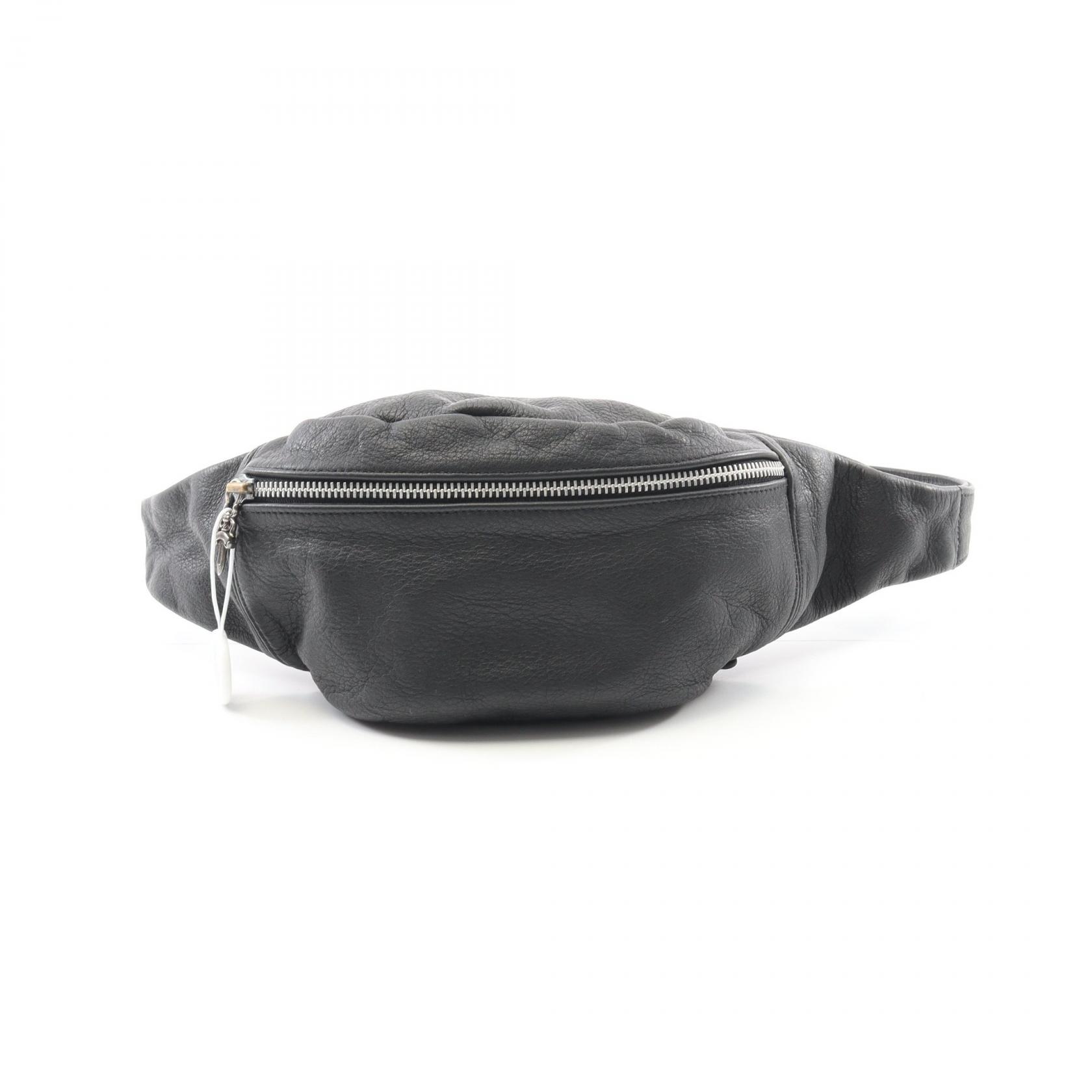 クロムハーツ CHROME HEARTS スナットパック ウエストバッグ バッグ レザー ブラック系 【中古】
