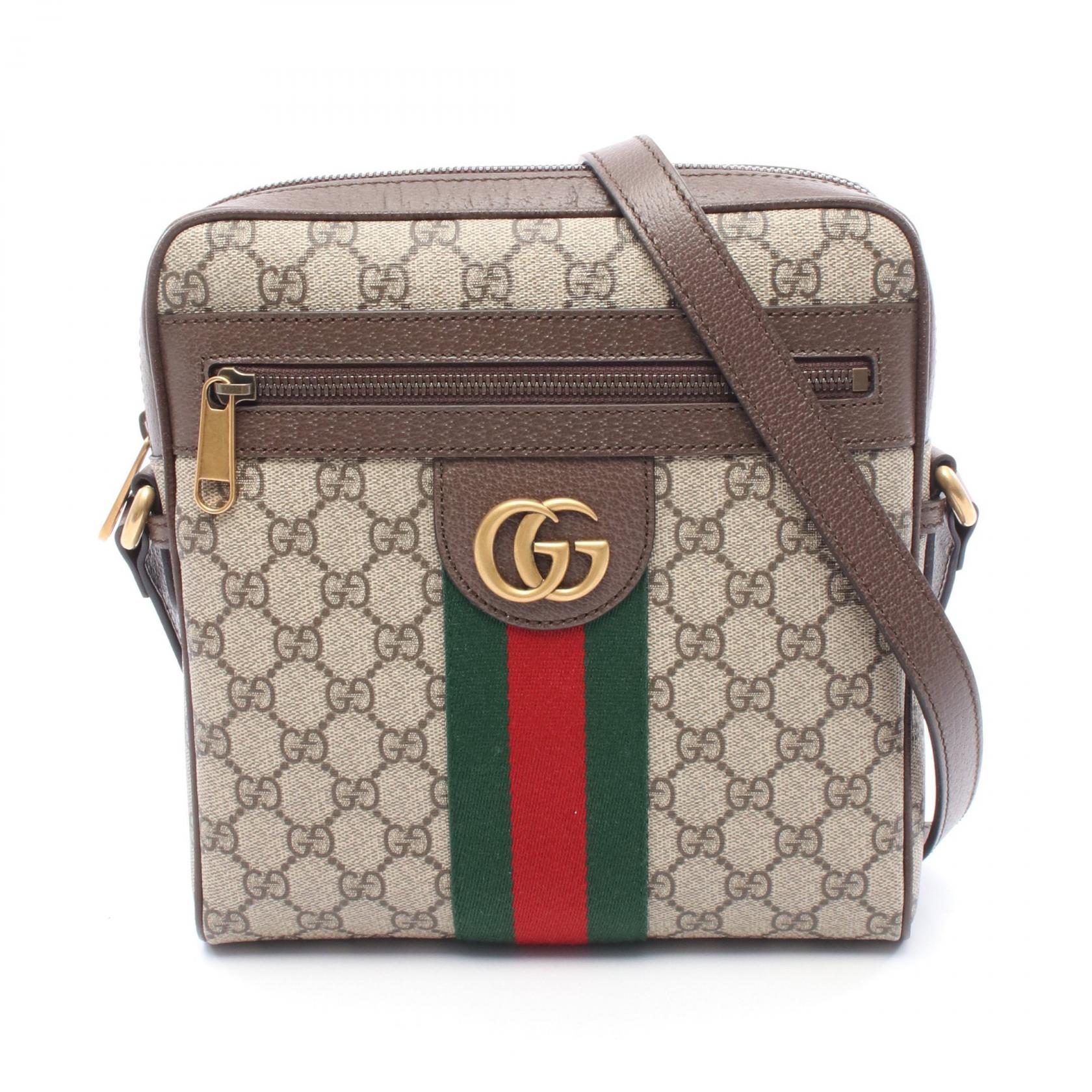 グッチ GUCCI オフィディア GG スモール メッセンジャー GGスプリーム ショルダーバッグ バッグ PVCコーティングキャンバス レザー ベージュ系 / ブラウン系 / マルチカラー 54792696IWT8745 【新品】