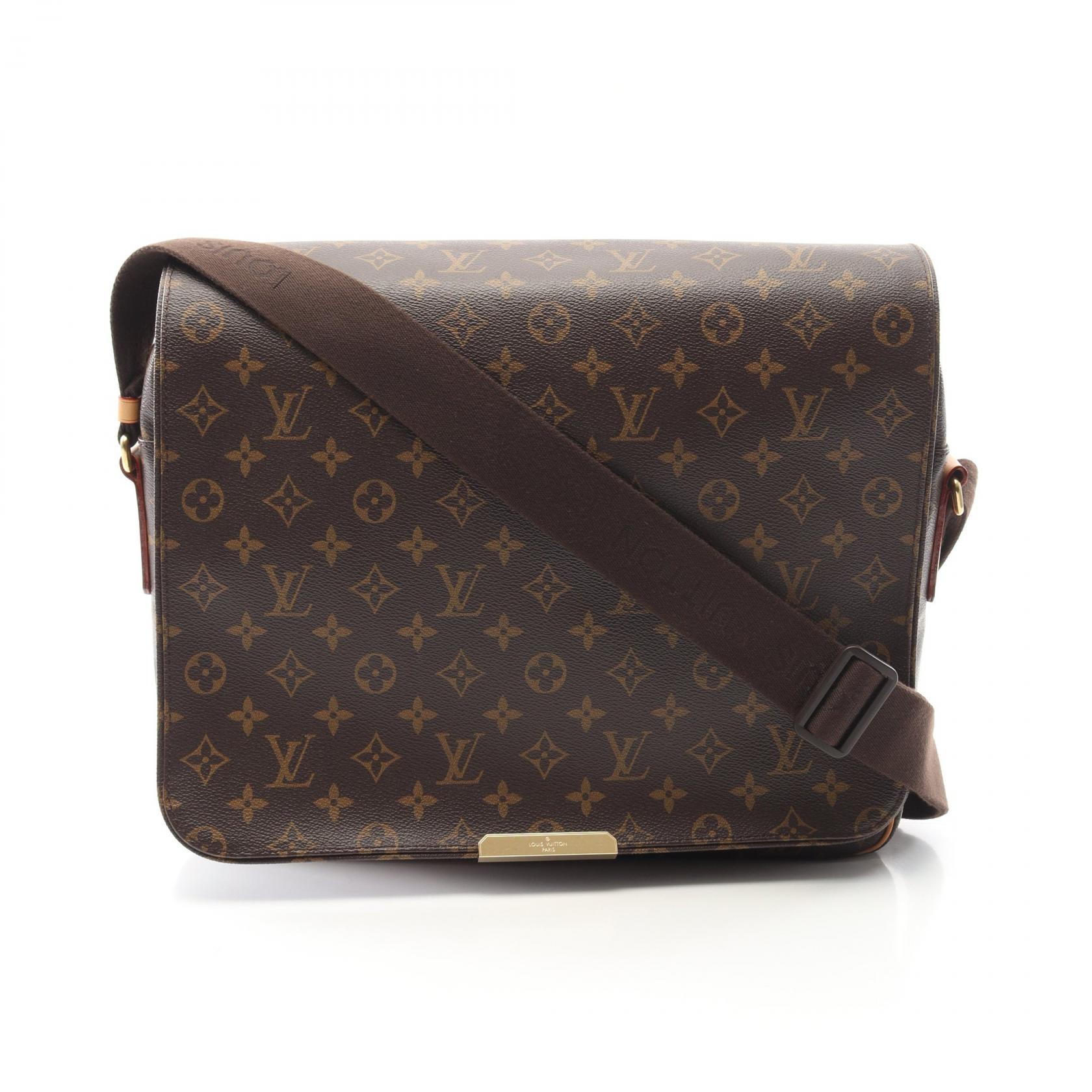 【15％OFFクーポン対象12/4 20時〜12/11 1:59 】ルイ・ヴィトン LOUIS VUITTON アベス ショルダーバッグ バッグ PVCコーティングキャンバス レザー モノグラム ブラウン系 M45257 【中古】