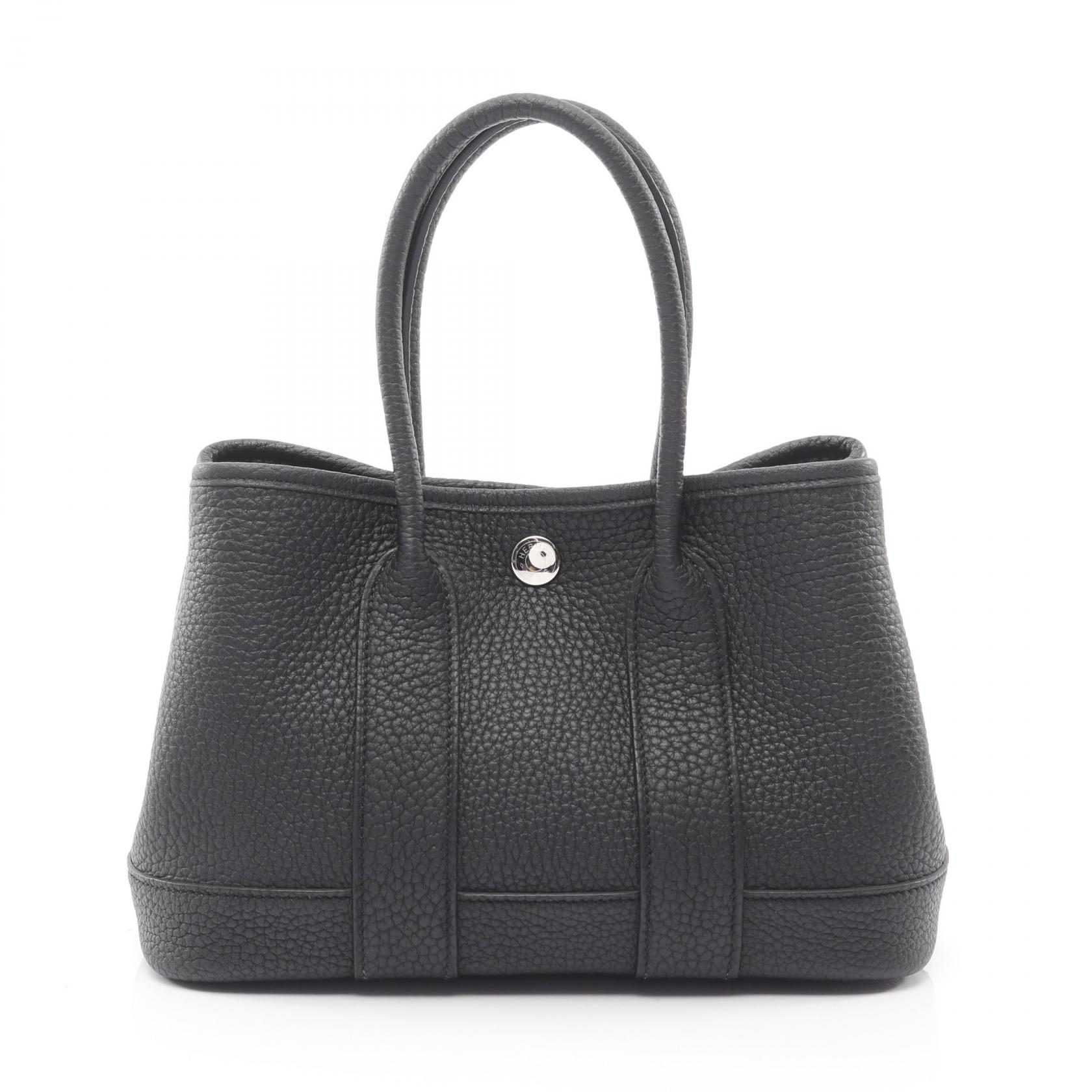 エルメス HERMES ネオガーデン23 トートバッグ バッグ ネゴンダ ネゴンダ ブラック系 【中古】