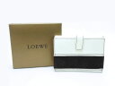 LOEWE/ロエベ レザー Wホック財布中古 送料無料