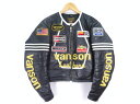 【送料無料】VANSON/バンソン シングルライダースジャケット【中古】
