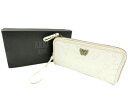 ANNA SUI/アナスイ レザー L字ファスナー 長財布 中古
