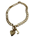 JUICY COUTURE ハートチャーム ネックレス ゴールド 中古 送料無料