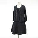 【中古】★TO BE CHIC トゥービーシック ニット 3点セット サイズ 2/38★ navy/ネイビー/紺/セットアップ/10499-CH0618
