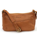【中古】◆DAKOTA ダコタ イタリア製牛革 ショルダーバッグ◆ brown /茶/ブラウン/斜め掛け/レザー/レディース/鞄