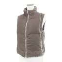 ◆byblos ビブロス 中綿ベスト サイズ38◆ パープルグレー/purple gray/フェザー100%/イタリア製/ショート丈/レディース/アウター【中古】