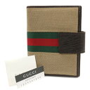 ◆GUCCI グッチ 115240 シェリー キャンバス 手帳カバー◆ brown /茶/ブラウン/ユニセックス/服飾小物/ブランド雑貨【中古】