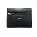 GIVENCHY ジバンシィ カードケース付きコインケース 美品 ブラック レザー ユニセックス 小銭入れ 財布 KO1014【中古】