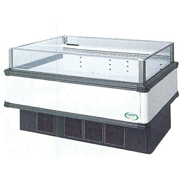 新品：福島工業（フクシマ）インバーター制御アイランドショーケース冷蔵タイプ幅1371+（64.5×2）×奥行900×高さ850（mm）IMC-55RWFTAX
