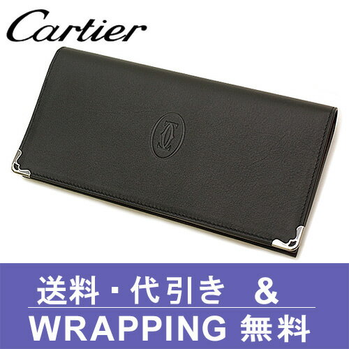 【楽天市場】【Cartier】カルティエ 財布 カルティエ 長財布(小銭入れあり)レディース/メンズ マスト(カボション） ブラック