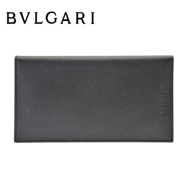 【BVLGARI】ブルガリ　財布 ブルガリ　長財布（小銭入れ付）ブラック　25752【送料無料】