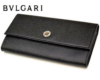 【BVLGARI】ブルガリ　財布 ブルガリ　長財布（小銭入れ付）ブラック　CLASSICO　27749-W04C-A152【送料無料】