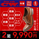 ビジネスシューズ 6種類から選べる 福袋 2足セット 柔らかい 本革 28cm対応Clear walkクリアーウォーク紳士靴 革靴 メンズ紐 ビットプレーントゥ ストレートチップ Uチップ スクエアトゥ 牛革ワイズ 3E