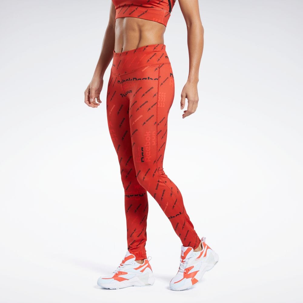 【公式】リーボック Reebok ワークアウト レディ オールオーバー プリント タイツ / Workout Ready Allover Print Tights レディース FK6868 トレーニング ウェア