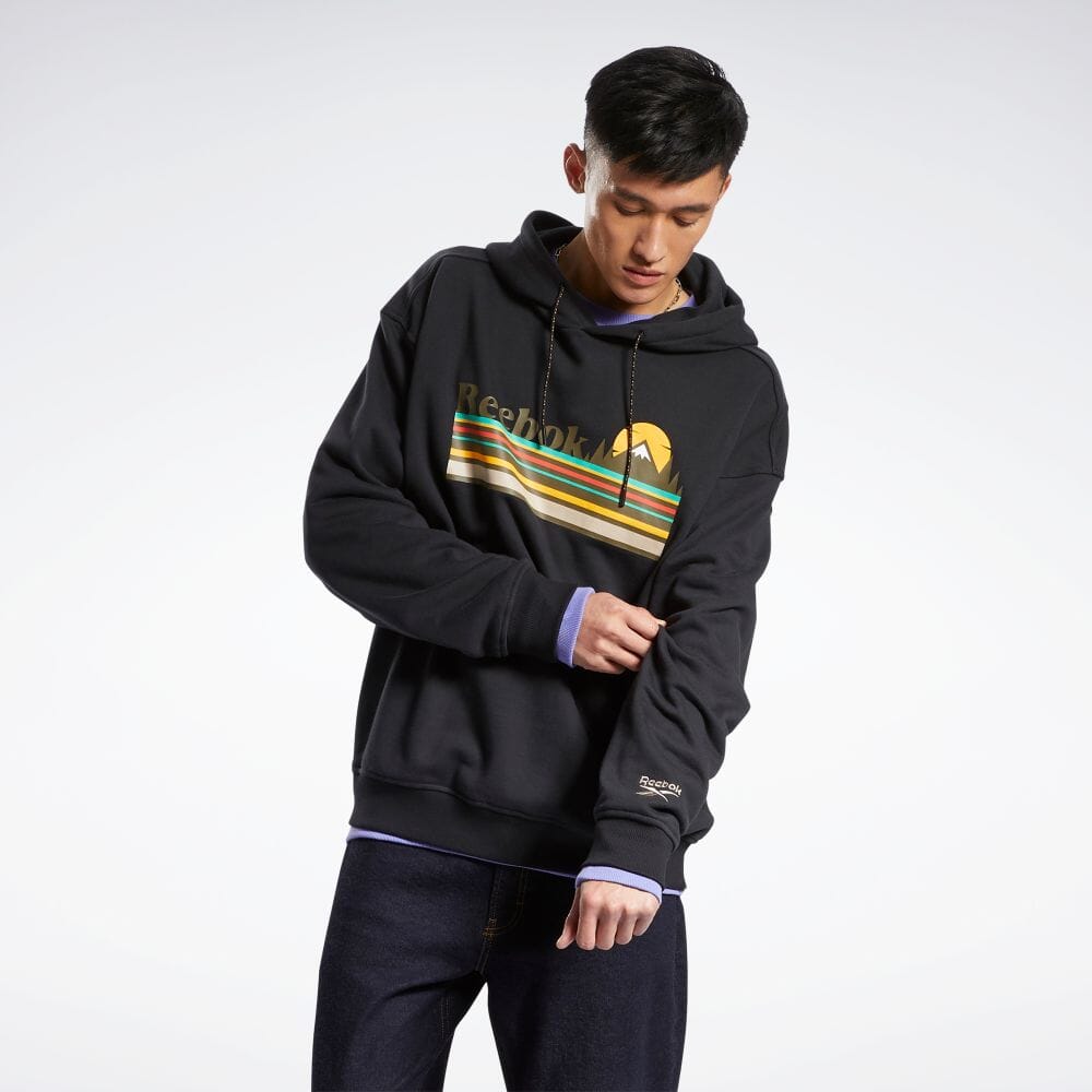 【公式】リーボック Reebok 返品可 クラシックス キャンピング フーデッド スウェットシャツ / Classics Camping Hooded Sweatshirt メンズ H52867 トレーニング ウェア・服 eoss21fw otdr