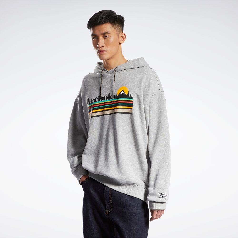 【公式】リーボック Reebok 返品可 クラシックス キャンピング フーデッド スウェットシャツ / Classics Camping Hooded Sweatshirt メンズ H52837 トレーニング ウェア・服 eoss21fw otdr