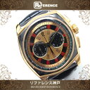 ROGER DUBUIS ロジェデュブイ モネガスク ビッグナンバー クロノグラフ メンズ腕時計 K18ローズゴールド ブラックアリゲーターベルト 自動巻き 未使用 KK 【中古】